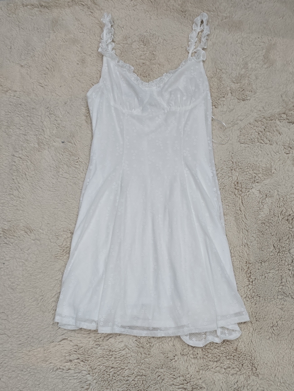 Urban Outfitters Ruffled Milkmaid Mini Dress